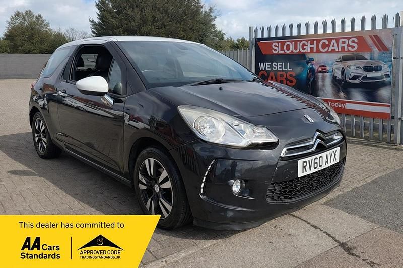 Used Citroën DS3 95 HP (69 kW) 2010 Black Hatchback