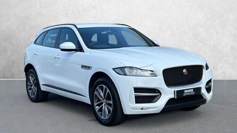 White Used 2020 Jaguar F-Pace R-Sport SUV | £22,990 (Fair price) - Image 1/4