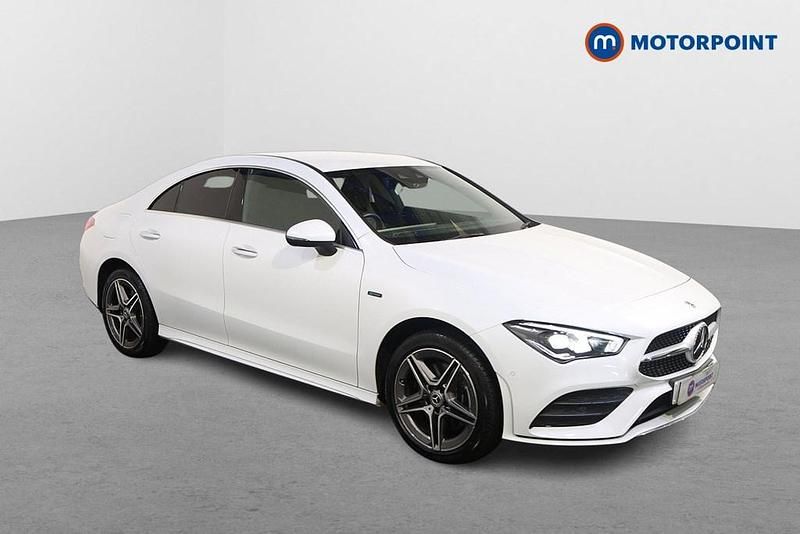 Used Mercedes CLA250e AMG Line Premium 2020 White Sedan