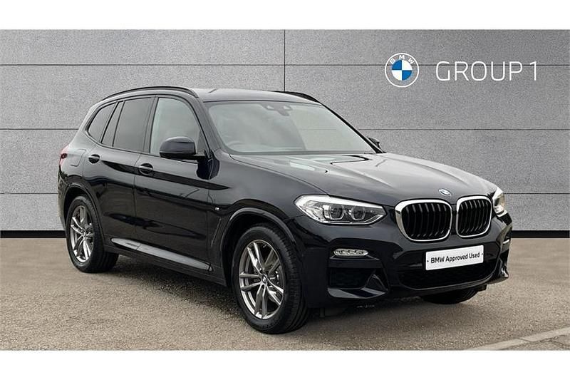 Carbon black Used 2019 BMW X3 M Sport SUV | £25,495 (Good price) - Image 1/4