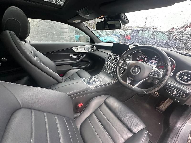 Used Mercedes C250 AMG Line Premium Plus 204 HP (150 kW) 2018 Grey Coupe