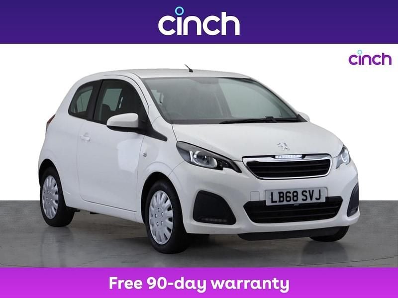 White Used 2019 Peugeot 108 Active Hatchback | £7,099 (Fair price) - Image 1/3