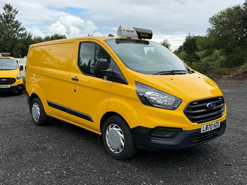 Yellow Used 2021 Ford Transit Custom Van | £7,795 (Fair price) - Image 1/4