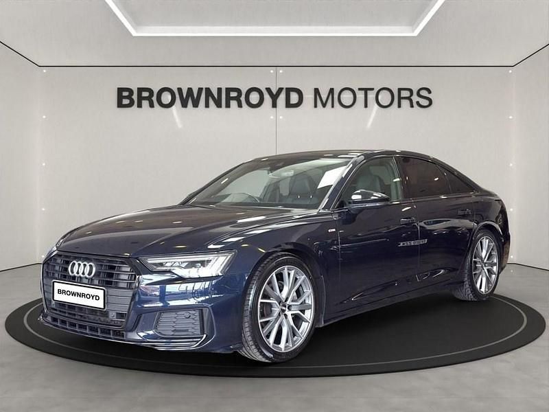 Used Audi A6 Black Edition 204 HP (150 kW) 2019 Blue Sedan