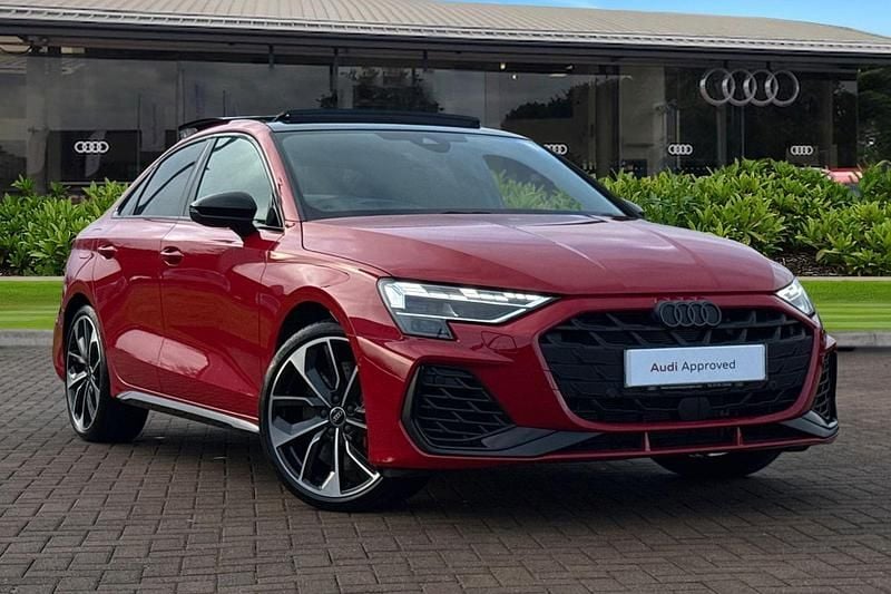 Red Used 2025 Audi S3 Black Edition Sedan | £41,980 (Fair price) - Image 1/4