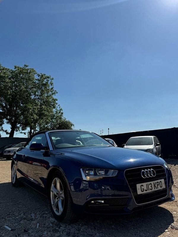Blue Used 2013 Audi A5 Cabriolet Cabriolet | £5,295 (Fair price) - Image 1/4