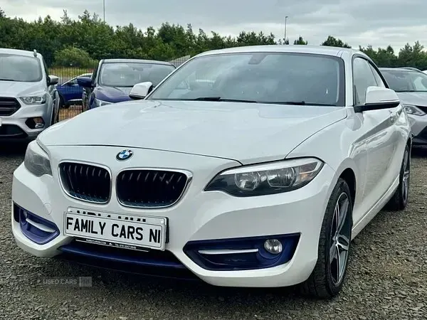 Used BMW 220 Sport Line 181 HP (133 kW) 2014 White Coupe