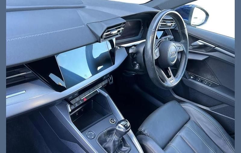 Used Audi A3 S-Line 110 HP (80 kW) 2023 Blue Sedan