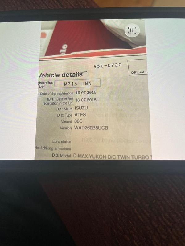 Used Isuzu D-Max 2015 Black Pickup