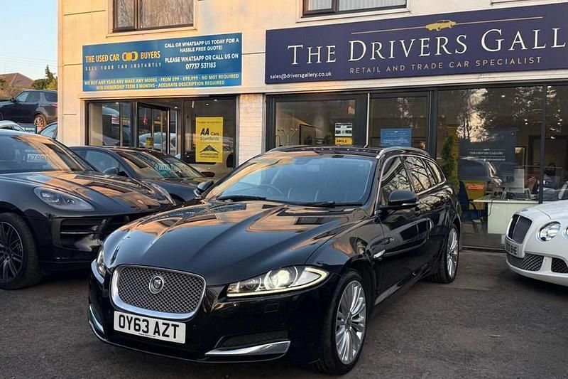 Used Jaguar XF Sportbrake Portfolio 2013 Black Estate