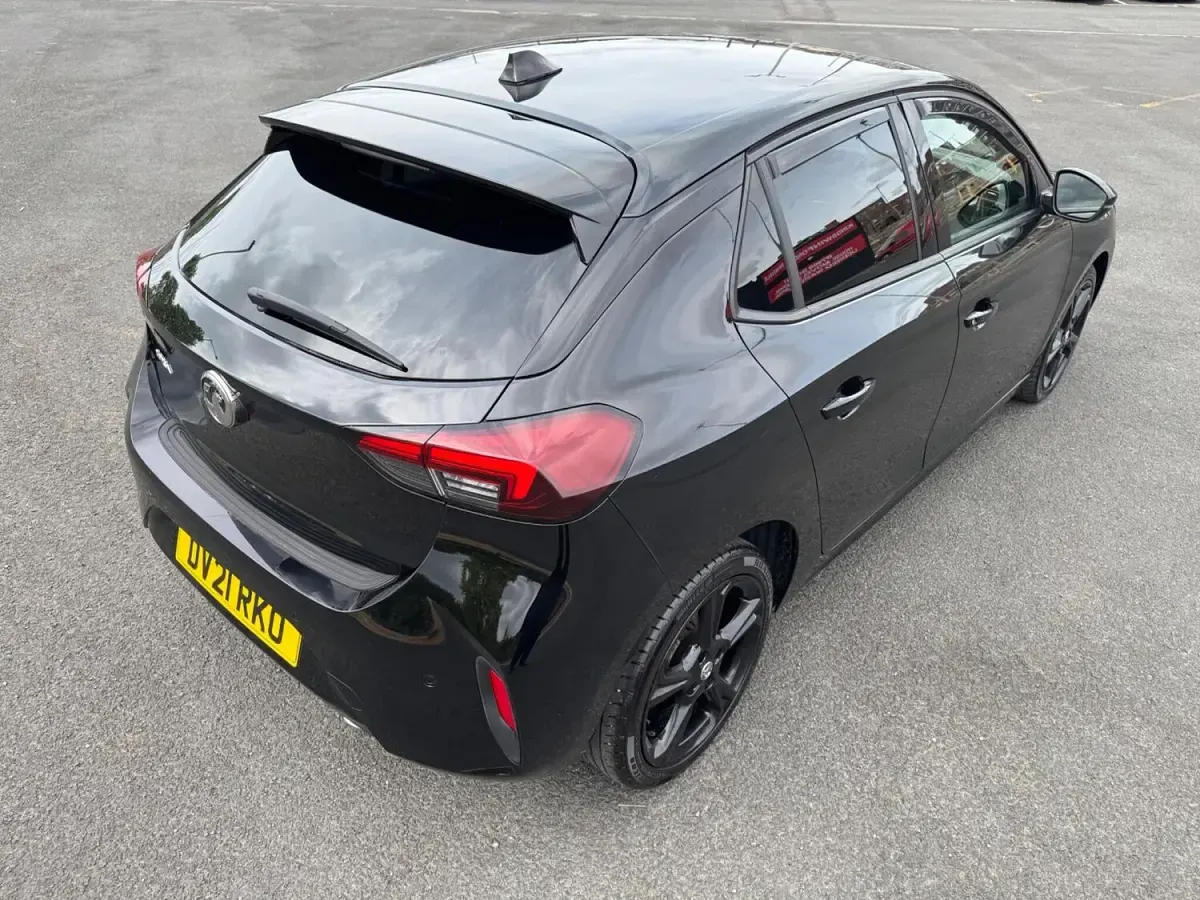 Used Vauxhall Corsa SRi 98 HP (72 kW) 2021 Black Hatchback