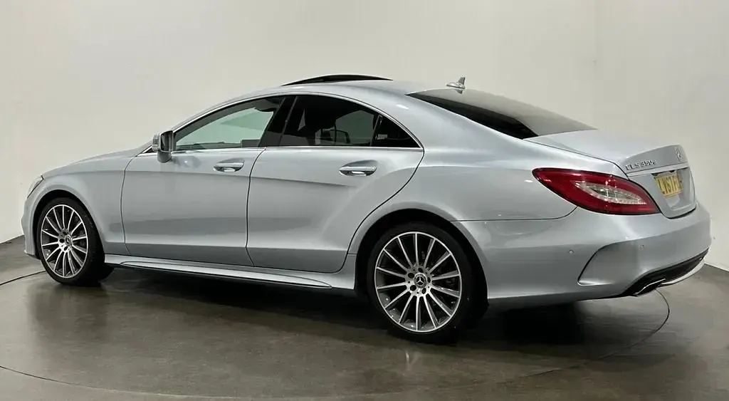 Used Mercedes CLS350 AMG line 258 HP (189 kW) 2017 Silver Coupe