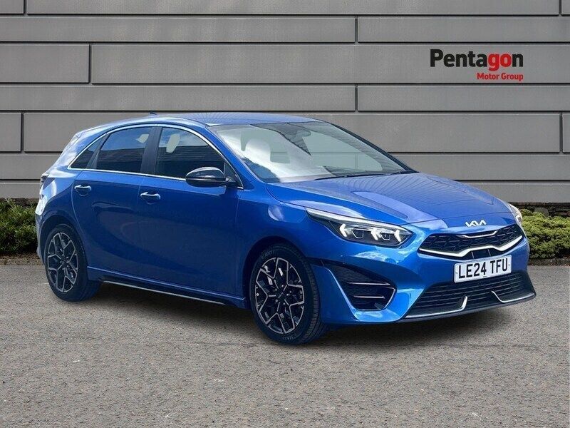 Blue Used 2024 Kia Ceed GT GT-Line Hatchback | £18,998 - Image 1/4