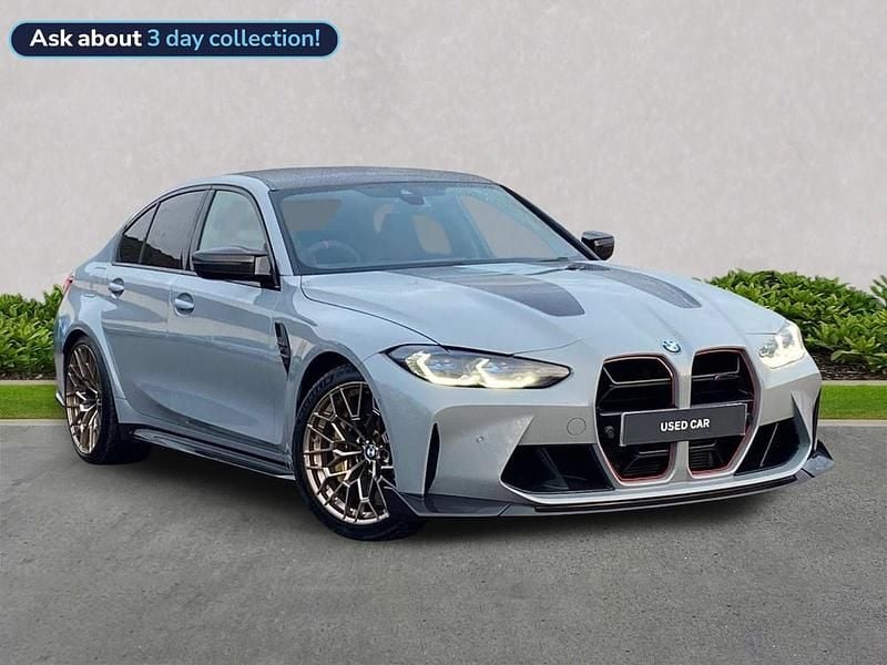 Grey Used 2023 BMW M3 Comfort Edition Sedan | £88,995 (Fair price) - Image 1/4