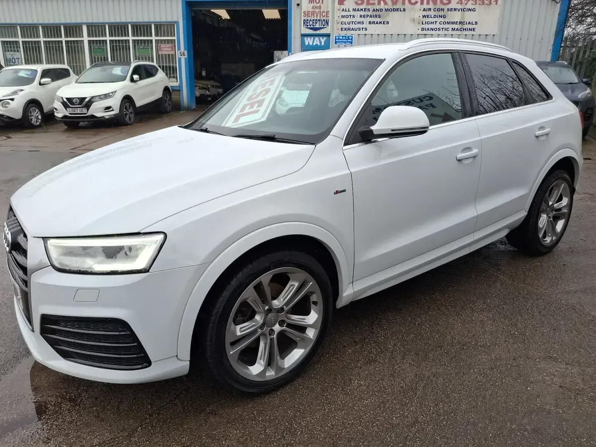 Used Audi Q3 S-line plus 184 HP (135 kW) 2016 White SUV