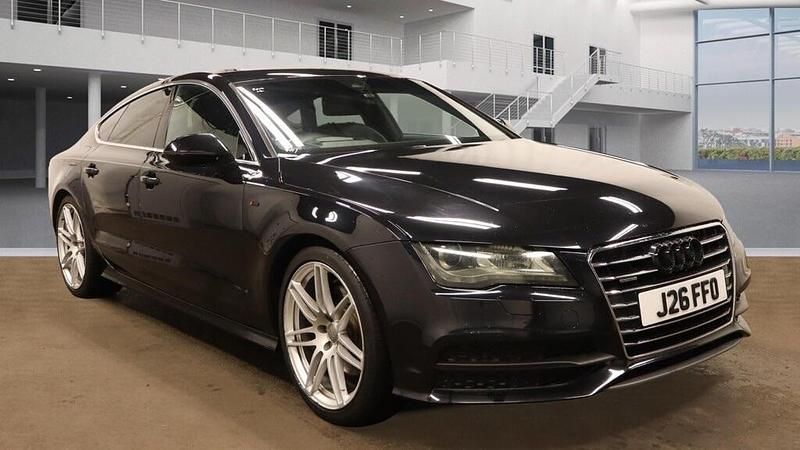 Black Used 2012 Audi A7 Sportback S-Line Hatchback | £8,595 (Fair price) - Image 1/3