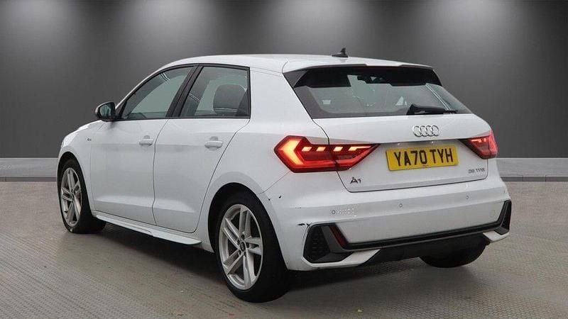 Used Audi A1 Sportback S-Line 95 HP (69 kW) 2021 White Hatchback