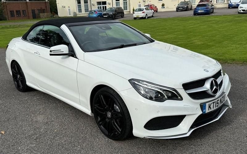 White Used 2015 Mercedes E400 AMG line Cabriolet | £14,995 - Image 1/4