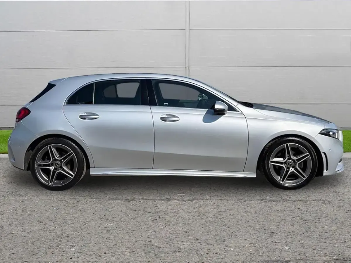 Used Mercedes A200 AMG line 161 HP (118 kW) 2018 Grey Hatchback