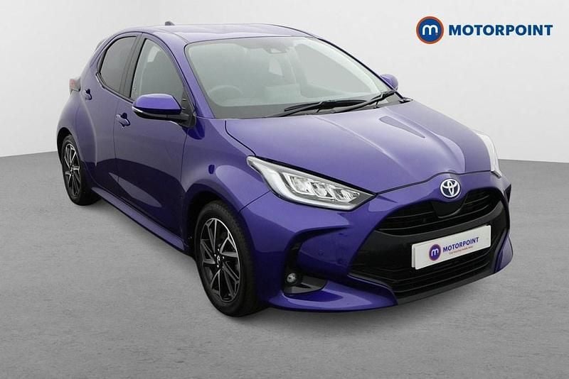 Blue Used 2023 Toyota Yaris Hybrid Design Hatchback | £17,449 (Good price) - Image 1/4