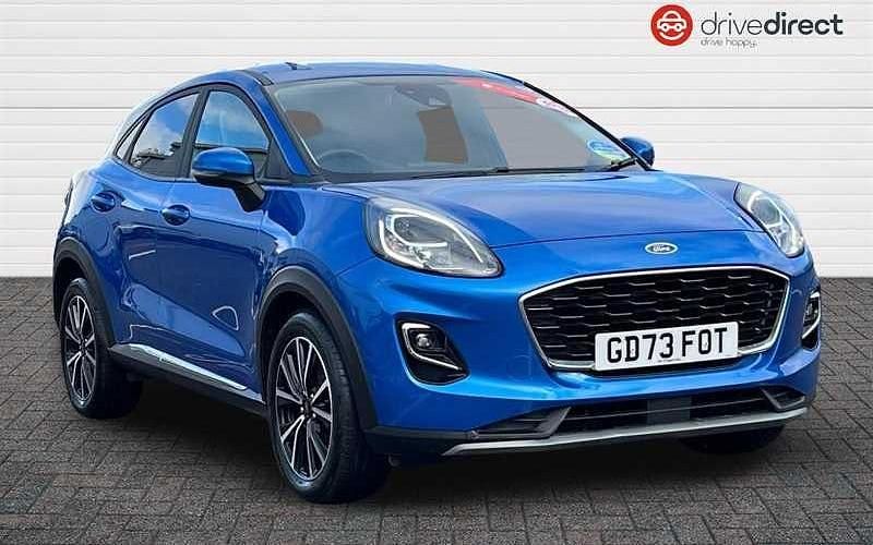Blue Used 2023 Ford Puma Titanium Hatchback | £14,999 (Good price) - Image 1/4