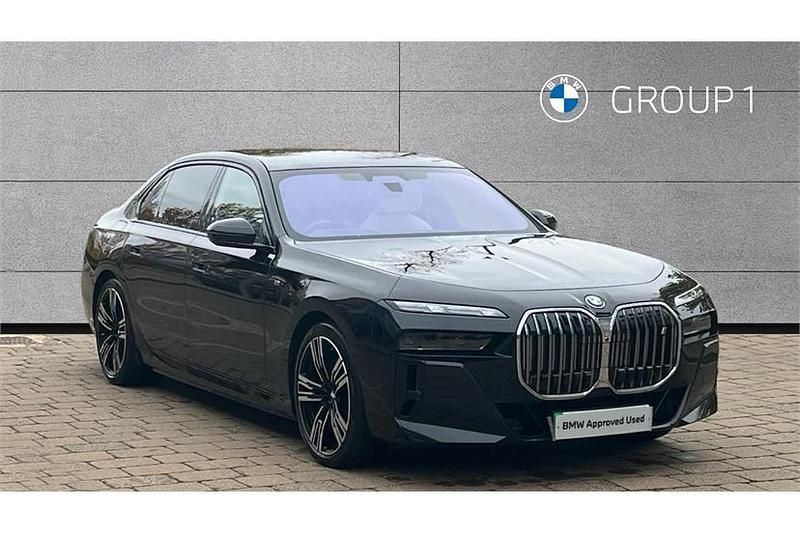 Black New 2025 BMW i7 M Sport Sedan | £109,995 - Image 1/4