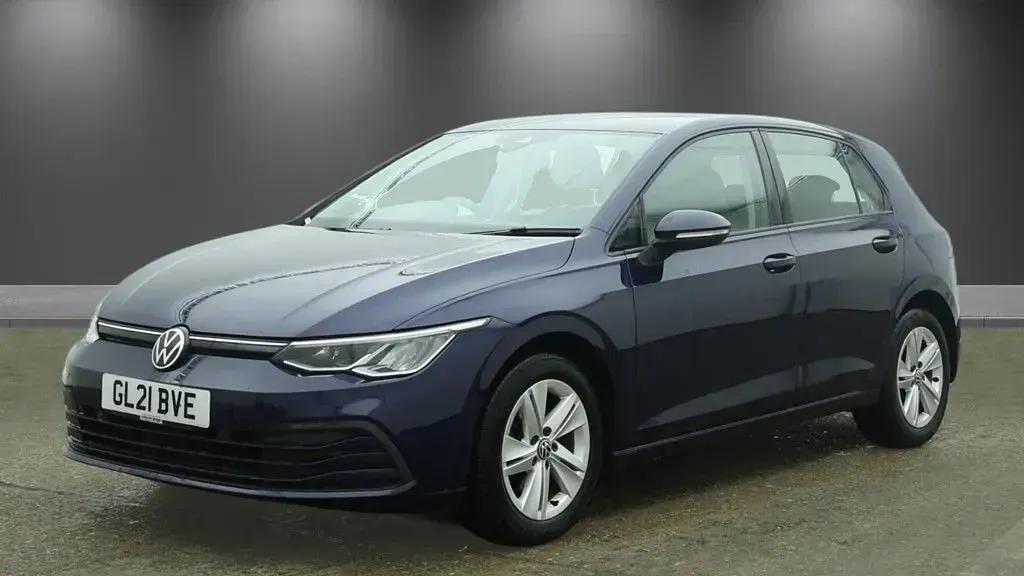 Used VW Golf VII S 150 HP (110 kW) 2021 Blue Hatchback