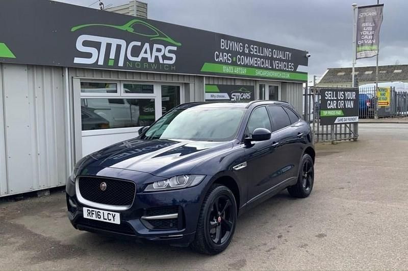 Used Jaguar F-Pace R-Sport 180 HP (132 kW) 2016 Blue SUV