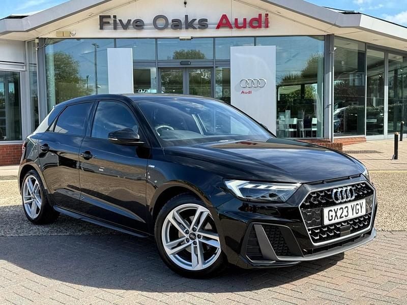 Black Used 2023 Audi A1 Sportback S-Line Hatchback | £19,690 (Fair price) - Image 1/4