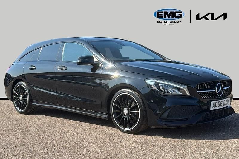 Black Used 2016 Mercedes CLA220 Shooting Brake AMG line Estate | £12,395 (Fair price) - Image 1/3