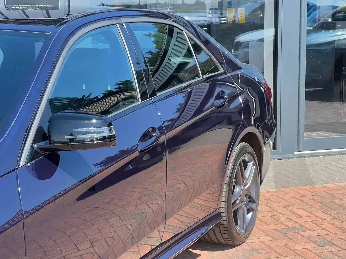 Used Mercedes E220 AMG 2015 Blue Sedan