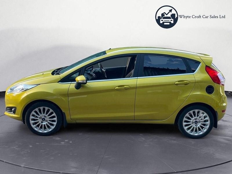 Used Ford Fiesta Titanium 2014 Yellow Hatchback