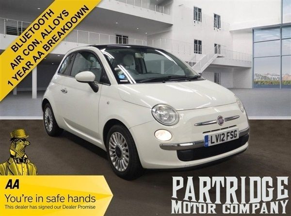 White Used 2012 Fiat 500 Lounge Hatchback | £3,650 (Fair price) - Image 1/1