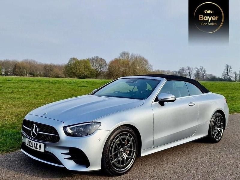 Used Mercedes E220 AMG Line Premium 2021 Silver Cabriolet