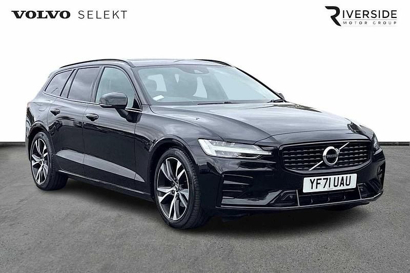 Black Used 2021 Volvo V60 R-Design Estate | £24,950 (A bit pricey) - Image 1/4