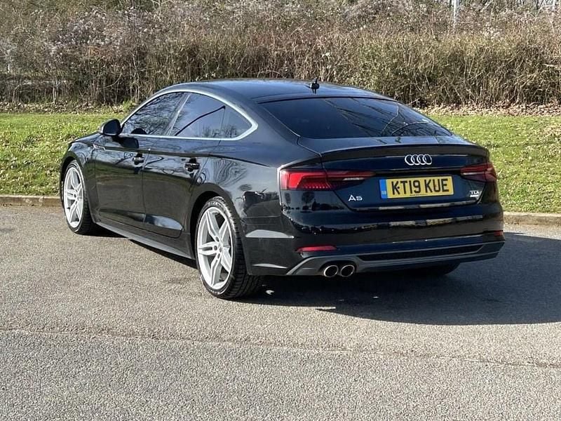 Used Audi A5 Sportback S-Line 190 HP (139 kW) 2019 Black Hatchback
