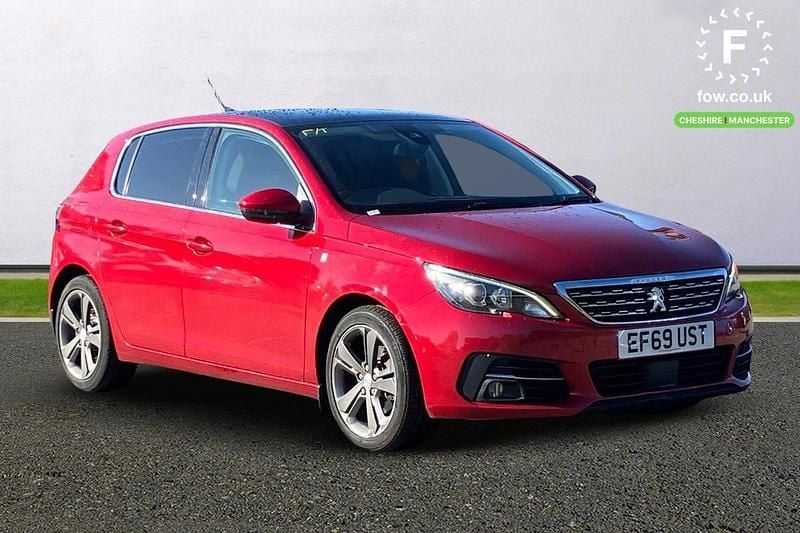 Red Used 2020 Peugeot 308 Hatchback | £8,399 (Fair price) - Image 1/3