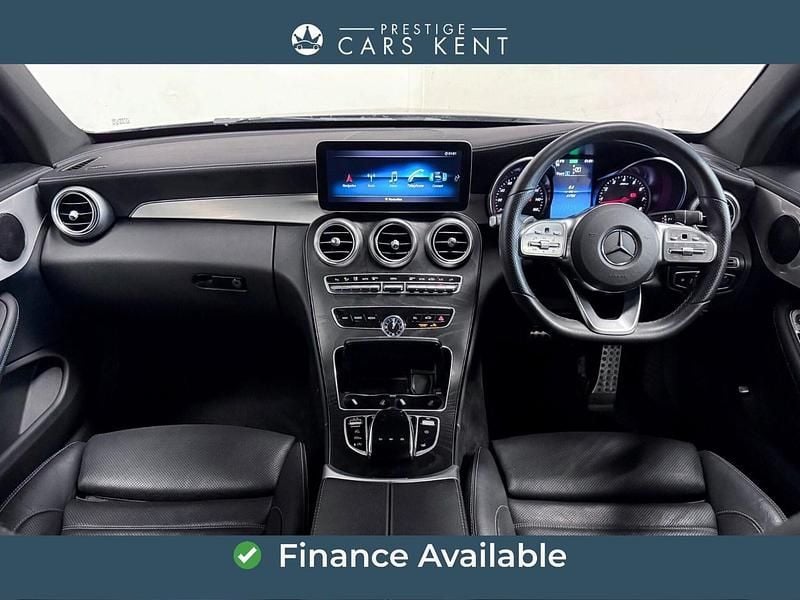 Used Mercedes C200 AMG line 2022 Black Coupe