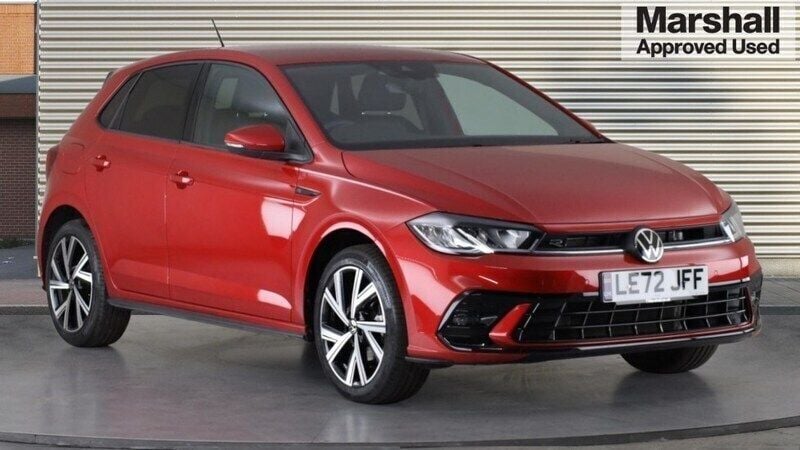 Red Used 2023 VW Polo R-line Hatchback | £19,760 (Fair price) - Image 1/4