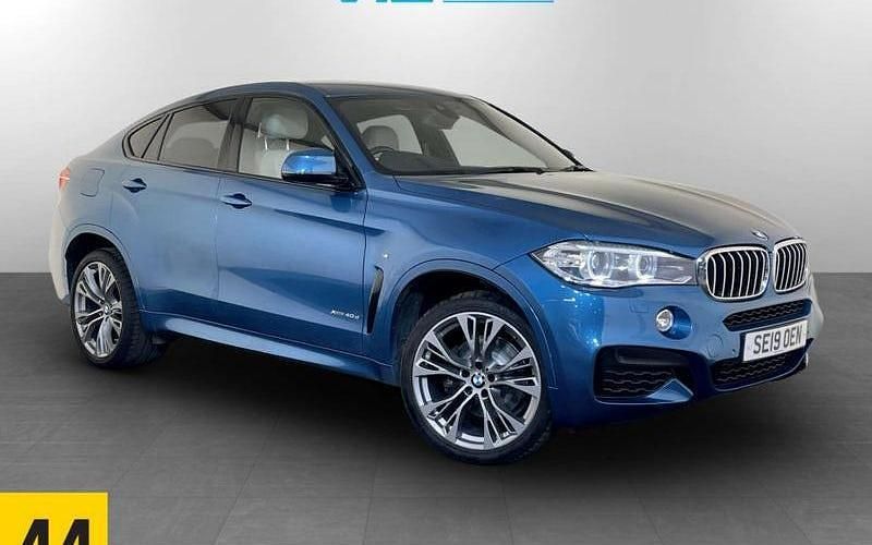 Used BMW X6 M Sport 313 HP (230 kW) 2019 Blue SUV