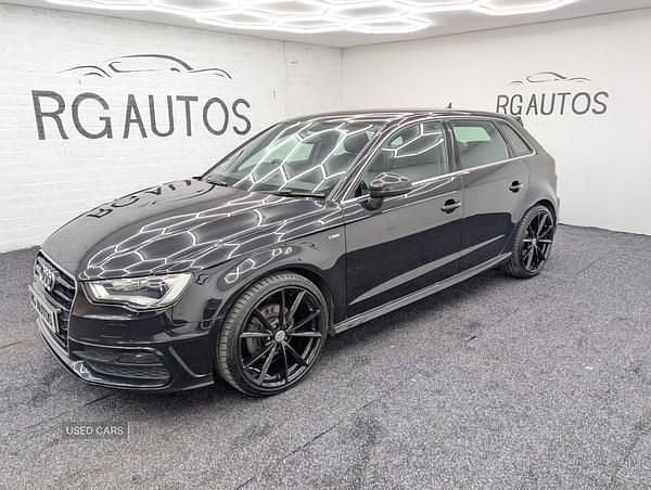 Black Used 2014 Audi A3 S-Line Hatchback | £6,450 (Expensive) - Image 1/4