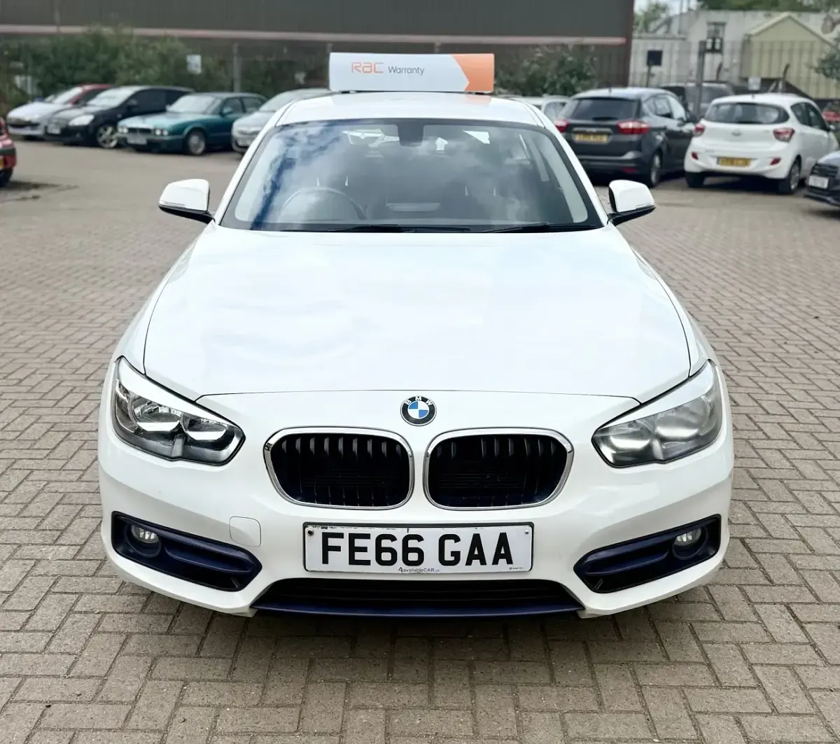 Used BMW 116 Sport Line 116 HP (85 kW) 2016 White Hatchback