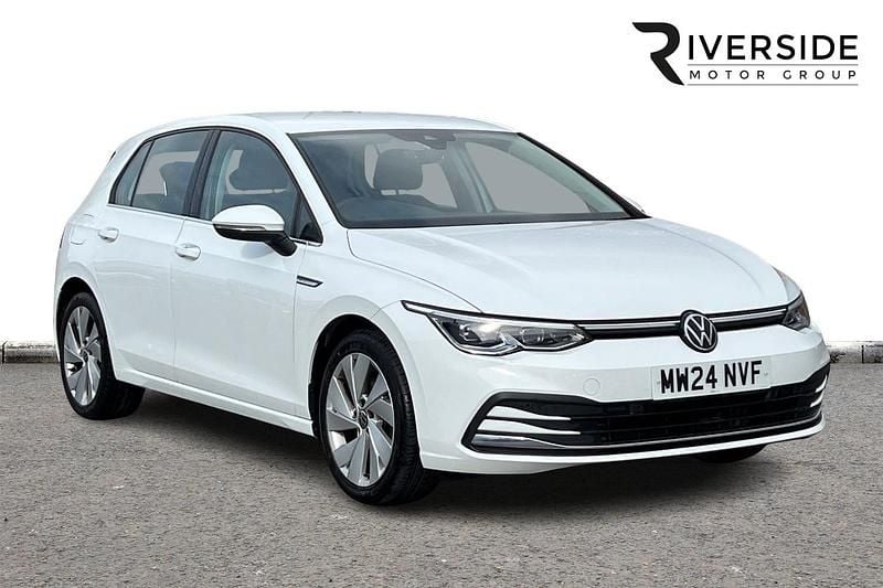 Used VW Golf VIII Style 150 HP (110 kW) 2024 White Hatchback