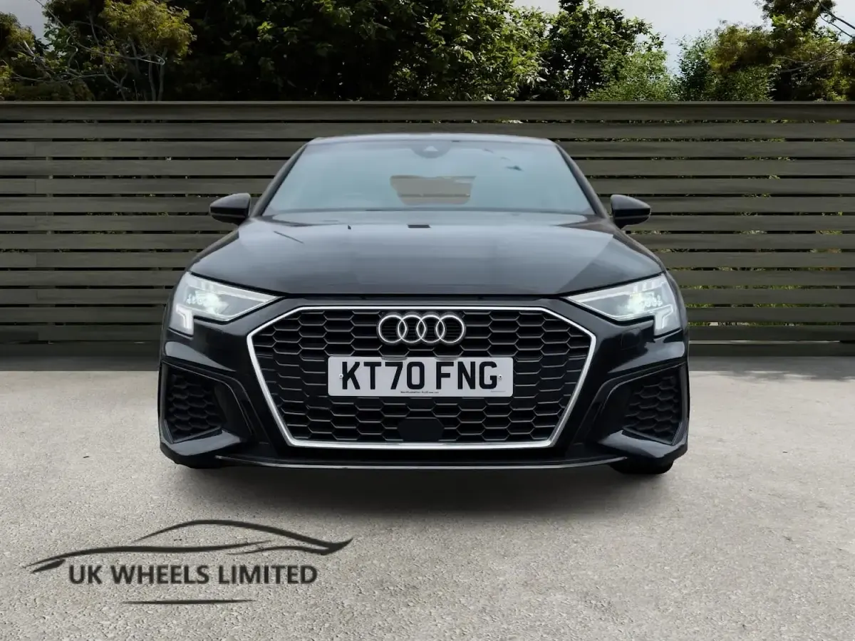 Used Audi A3 S-Line 110 HP (80 kW) 2021 Black Sedan