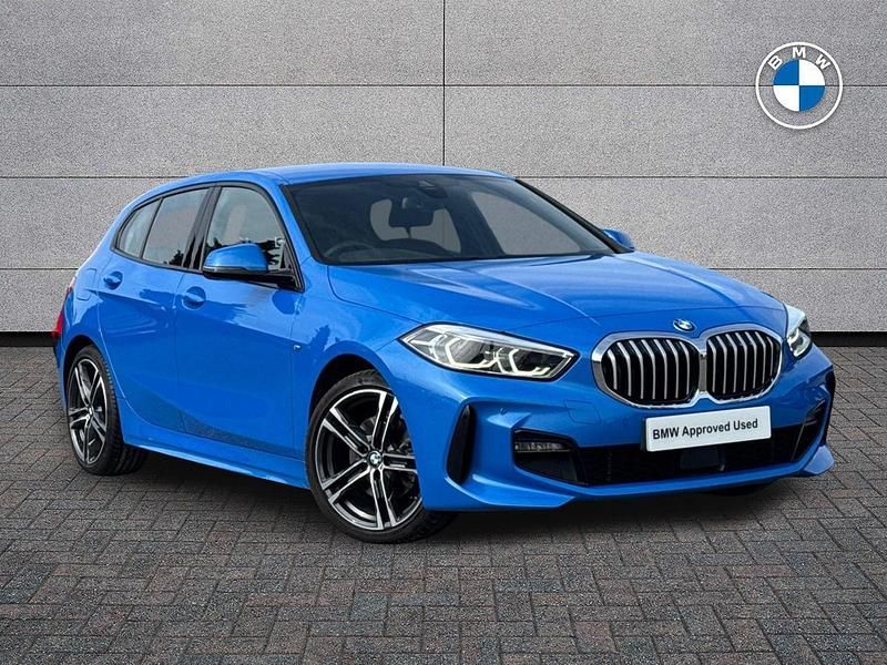 Used BMW 118 M Sport 134 HP (98 kW) 2021 Blue Hatchback