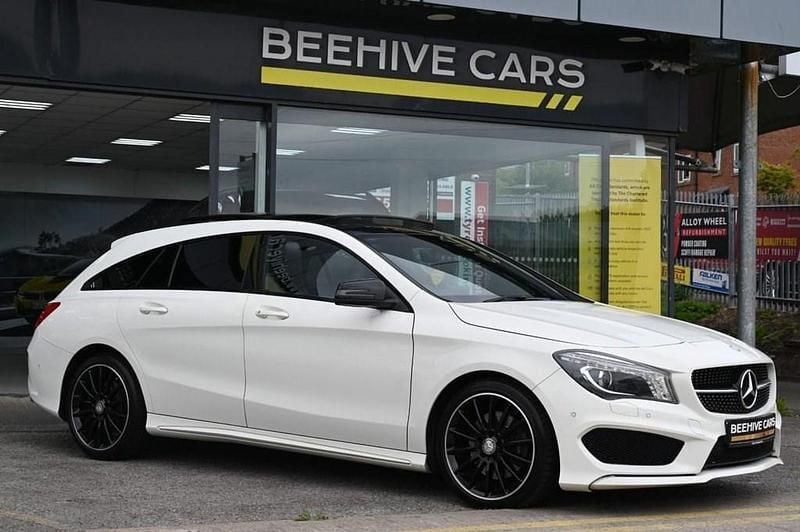 White Used 2016 Mercedes CLA220 AMG Sedan | £12,450 (Fair price) - Image 1/4