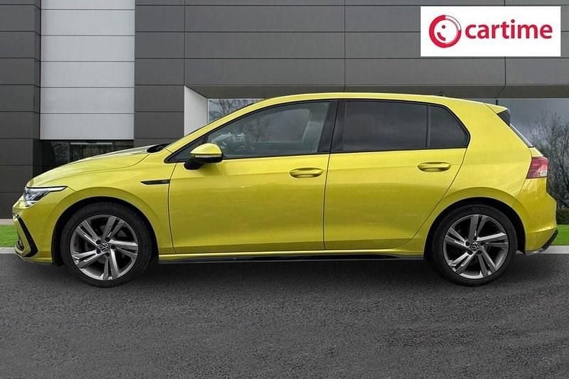 Used VW Golf VII R-line 150 HP (110 kW) 2021 Yellow Hatchback