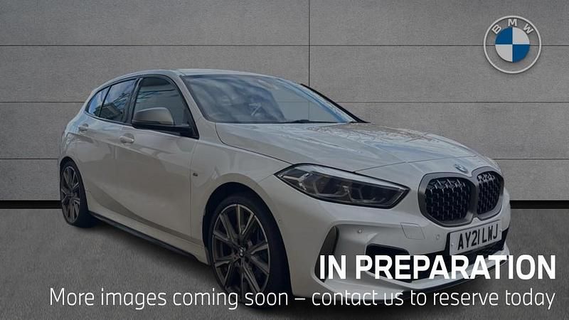 Used BMW M135 Comfort Edition 302 HP (222 kW) 2021 White Hatchback