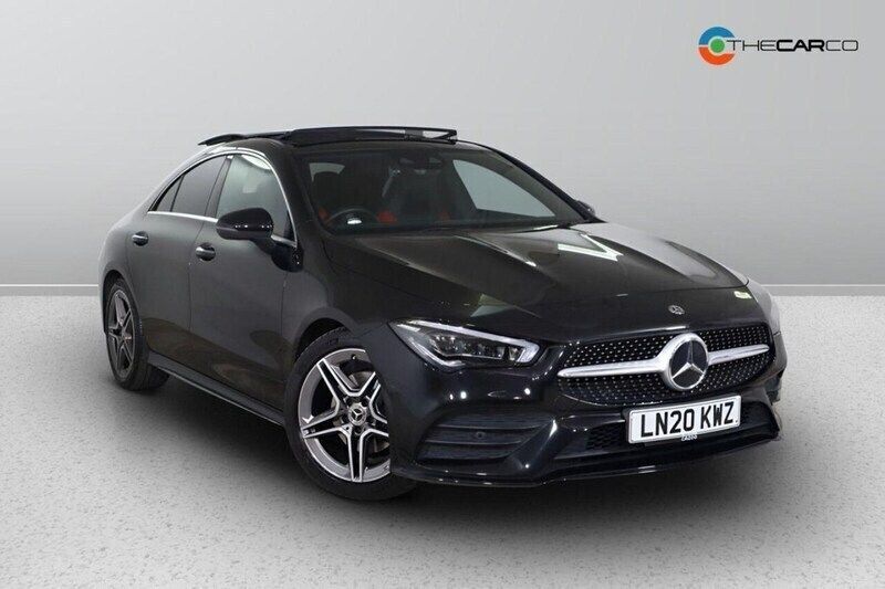 Black Used 2020 Mercedes CLA180 AMG line Sedan | £24,475 (Fair price) - Image 1/1