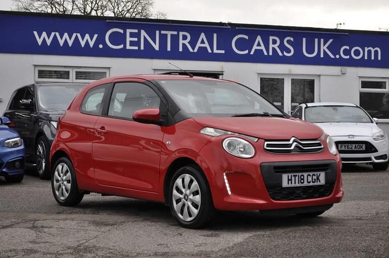 Used Citroën C1 Feel 68 HP (50 kW) 2018 Red Hatchback